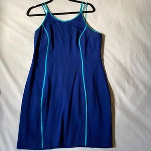 Trina Turk (12) Blue on Blue Dress